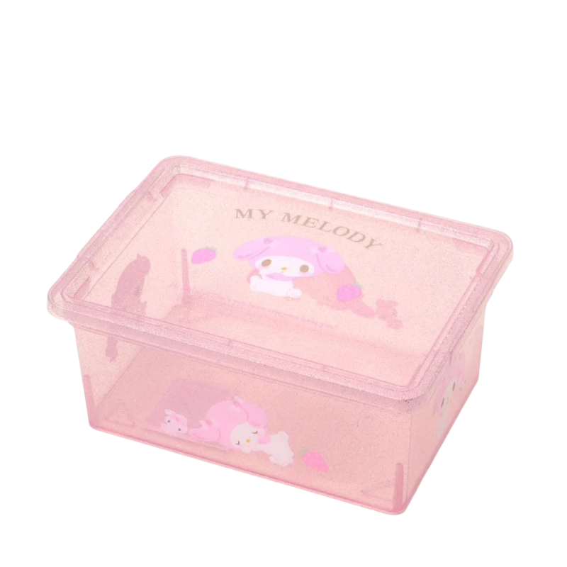 My Melody Clear Glitter Storage Bin (Small)