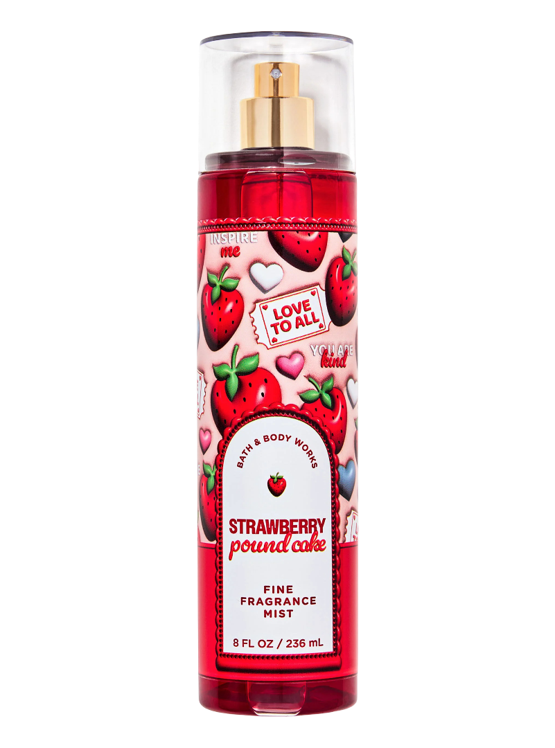 Fine Fragrance Mist: Strawberry Pound Cake - 236ml