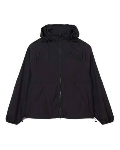 Women's Hooded Track Jacket (Black)