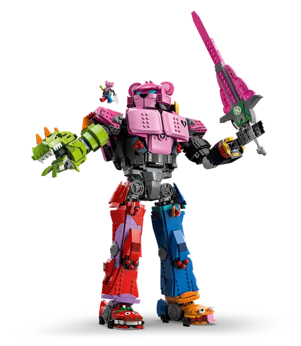 Mini Figure Mecha Team Leader