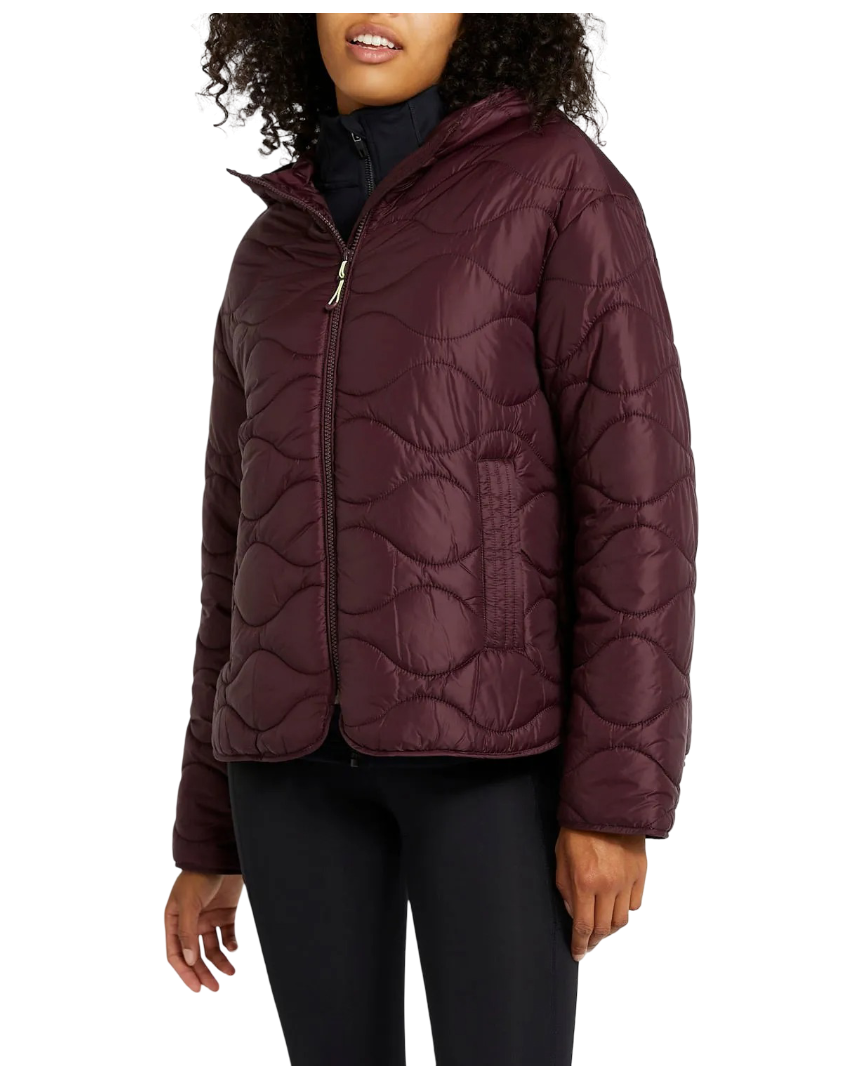 Onion Quilt Jacket (Burgundy)