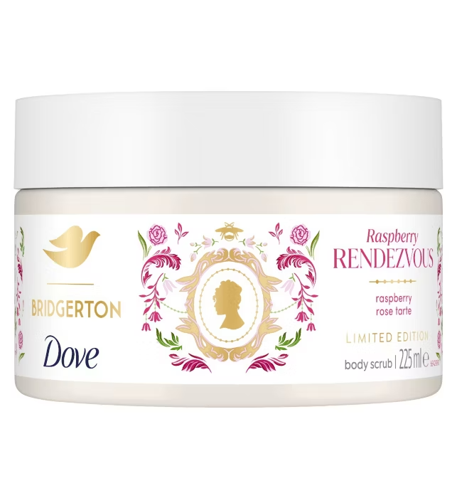 Dove: Bridgerton Raspberry Rendezvous Body Scrub - 225ml