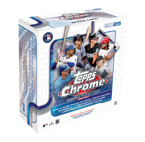 2025 Topps Chrome Baseball Factory Sealed Logofractor Mega Box