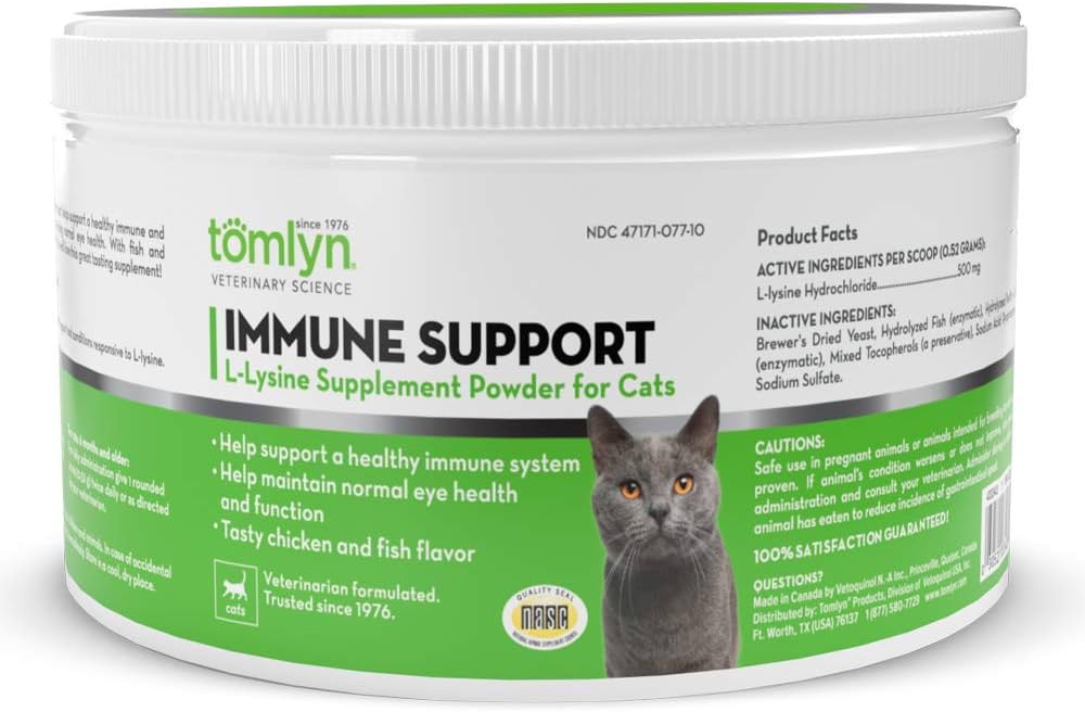 Tomlyn: Immune Support L-Lysine Supplement Powder for Cats (180g)