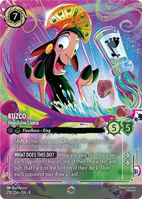 Disney Lorcana: Kuzco, Impulsive Llama V2 (Reign of Jafar)
