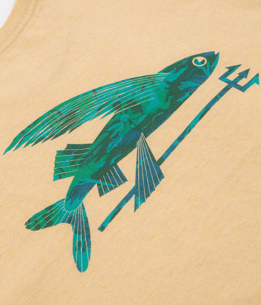 Men's Flying Fish Responsibili-Tee (Conifer Green)