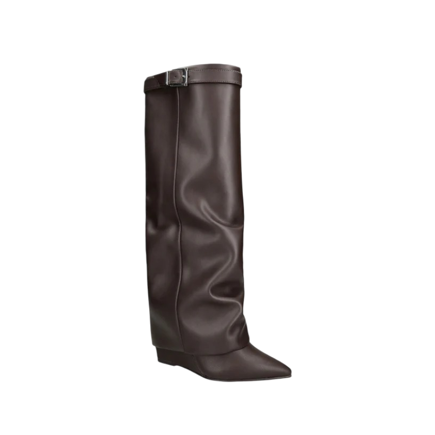 Corenne: Dark Brown Boots