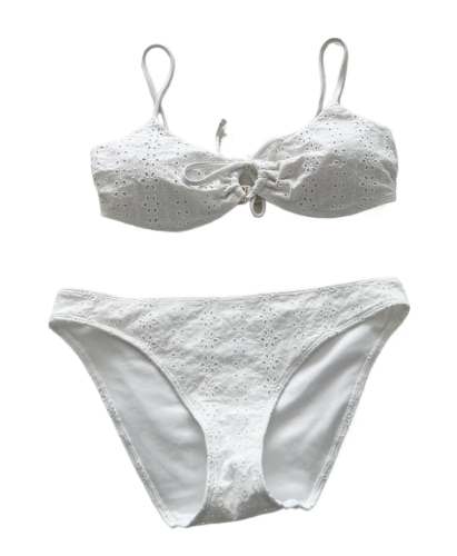 Hollister Co.: Swimsuit Set (White)