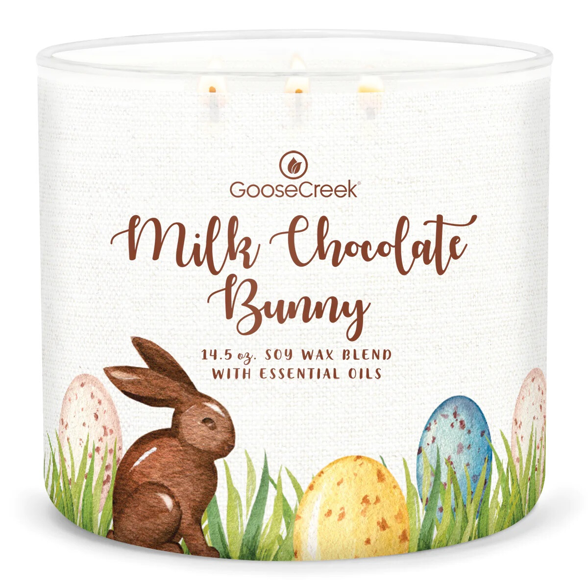 Milk Chocolate Bunny 3-Wick Candle - 411g