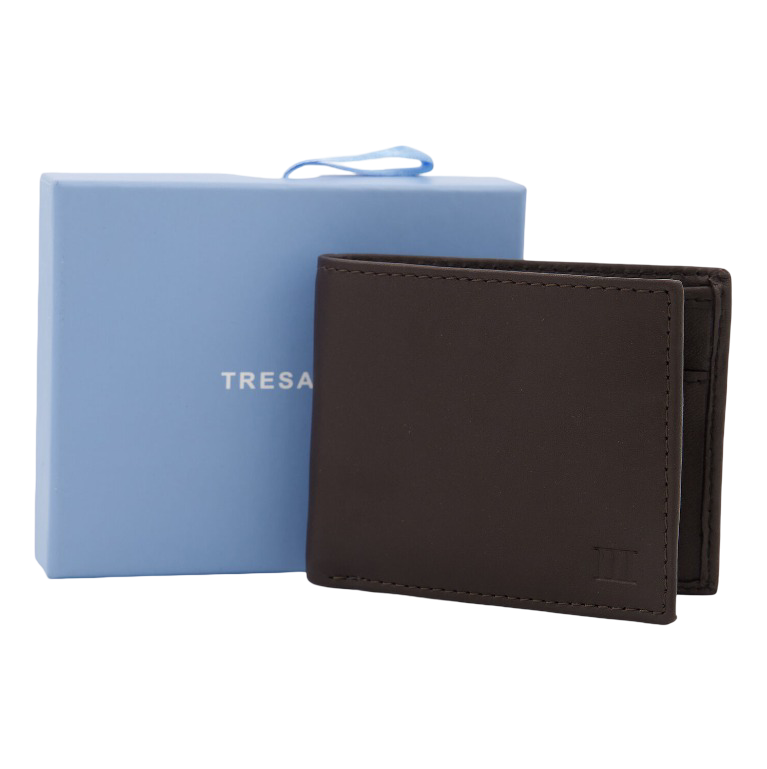 Tresanti: Men's Leather Bifold Wallet (Brown)