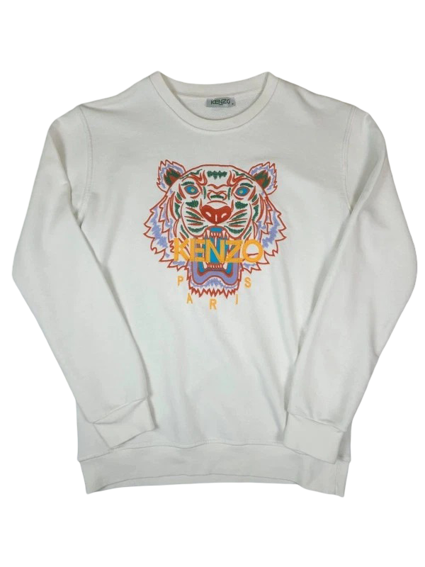 Kenzo: Men's Tiger Head Embroidered Sweatshirt