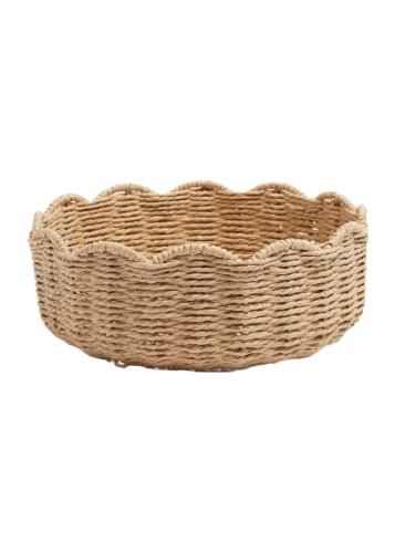 Retreat Scalloped Basket