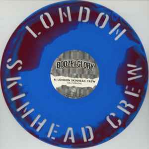 Booze & Glory: London Skinhead Crew - 12" EP (Claret & Blue Diecut)