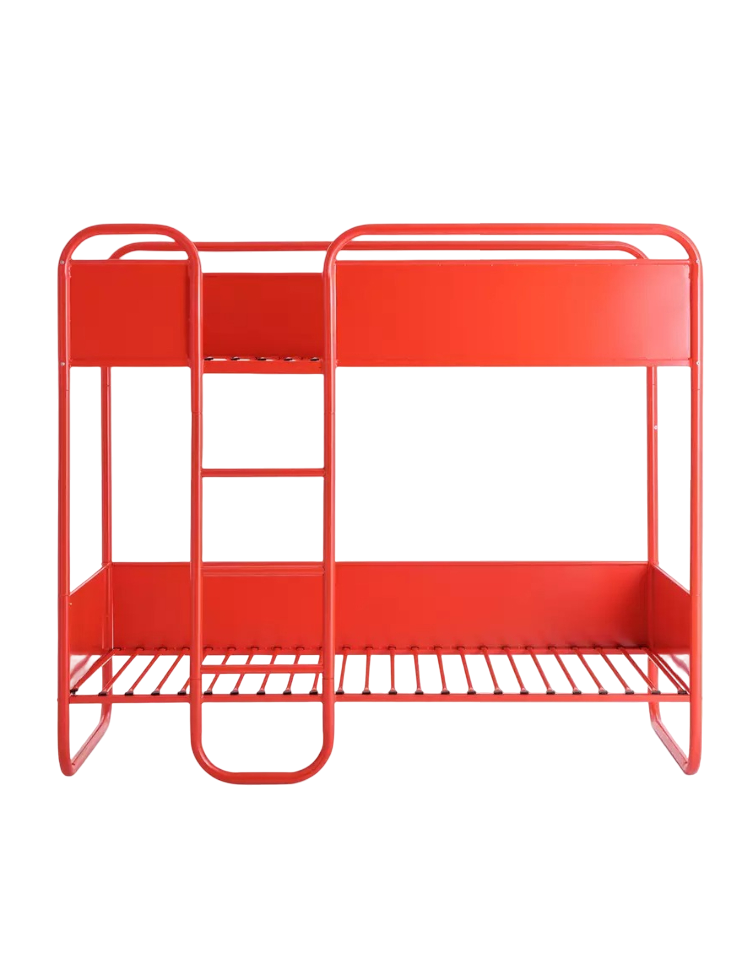 Habitat: Rory Single Metal Bunk Bed (Red)