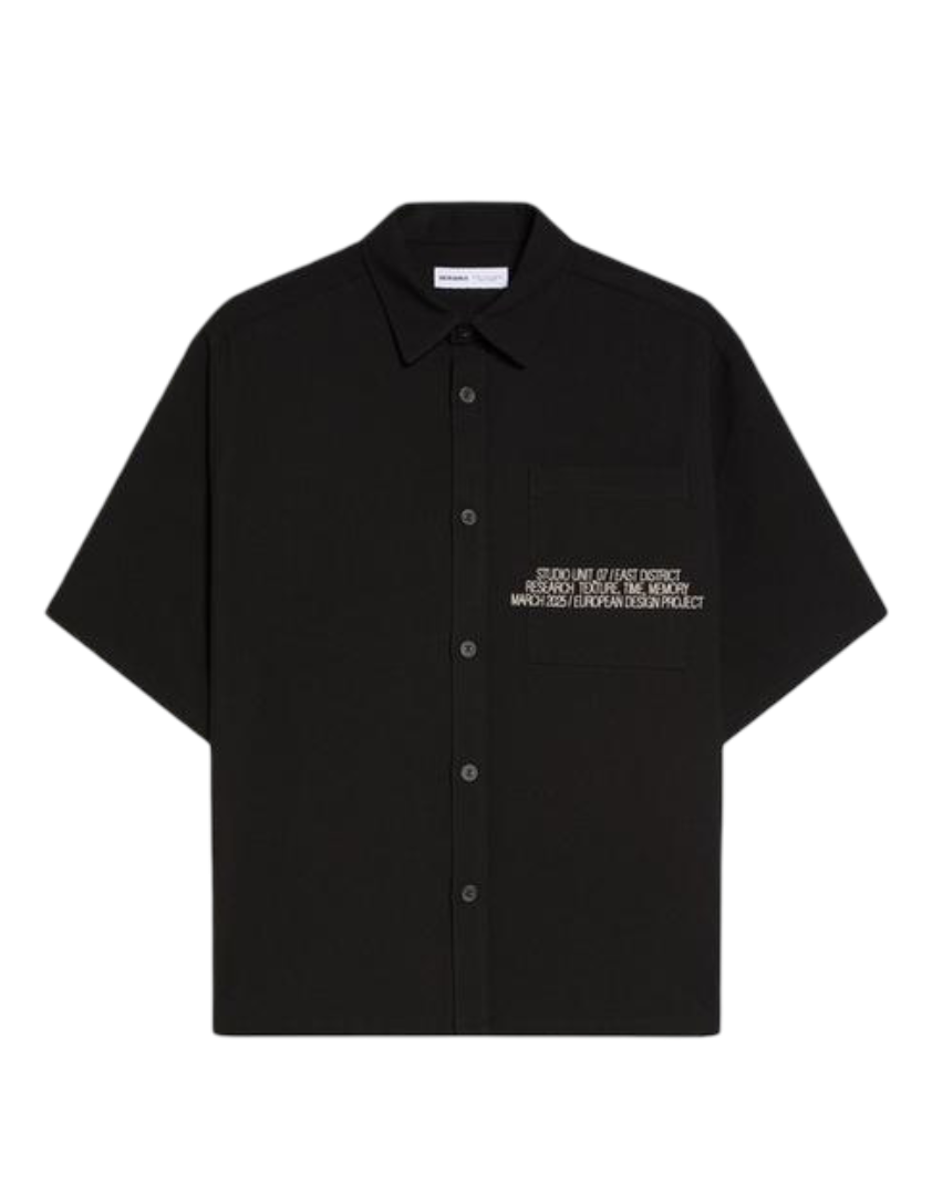 Embroidered Short Sleeve Shirt