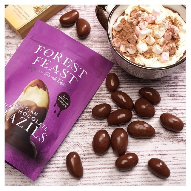 Forest Feast: Belgian Milk Chocolate Brazils (120g)