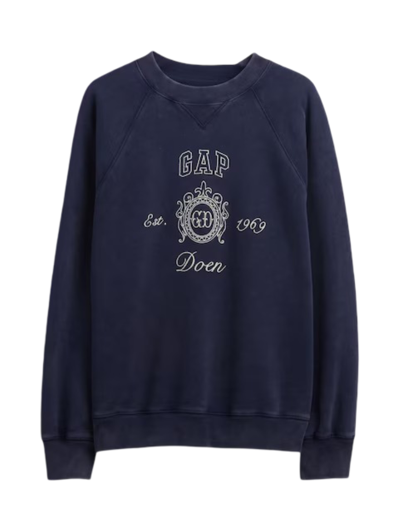DÔEN VintageSoft Logo Sweatshirt (Navy)