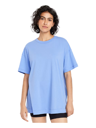 Oversized Every Wear Tunic T-Shirt (Light House)