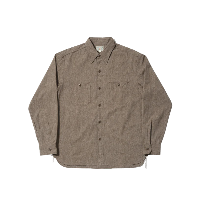 Buzz Rickson: Moc Twist Shirt (Brown)