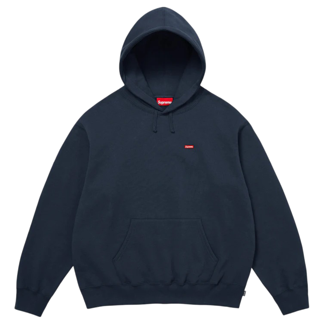 Small Box Hooded Sweatshirt (Navy)
