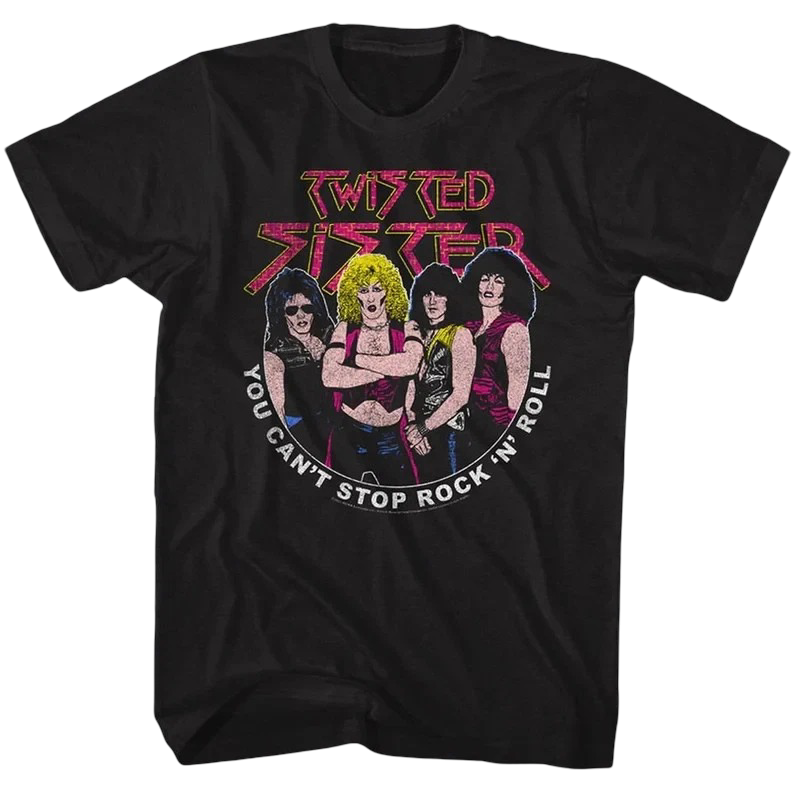 Men's Twisted Sister Can't Stop Rock T-Shirt