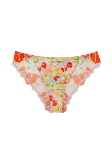 Mutha Nature Satin Cheeky Panty (Purple Prism)