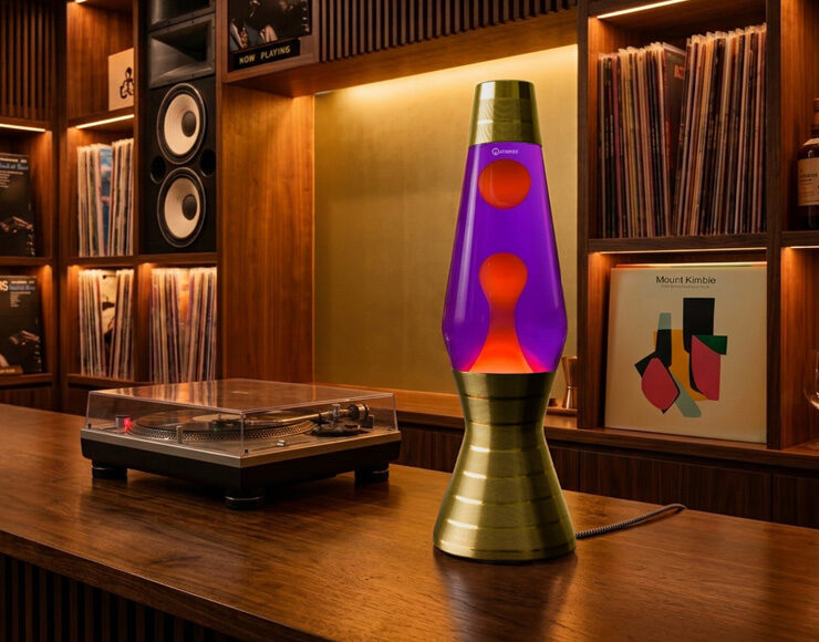 Astro Gold Vinyl Lava Lamp