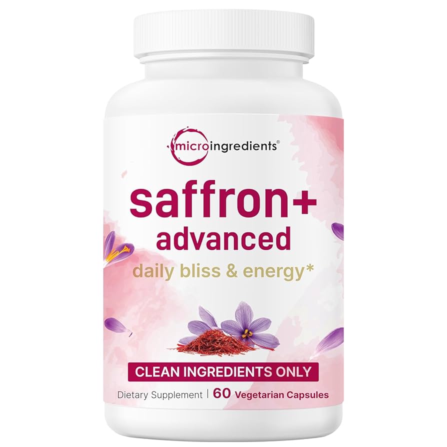 Micro Ingredients Saffron Advanced - Dietary Supplements (60 capsules)
