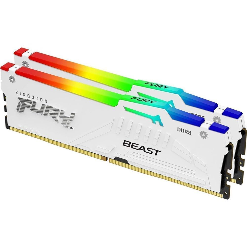 Kingston: Fury Beast 64GB DDR5 6000MT/s RGB (White)