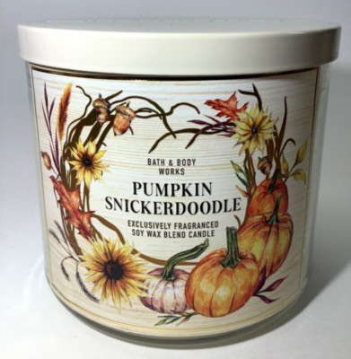 3-Wick Candle: Pumpkin Snickerdoodle