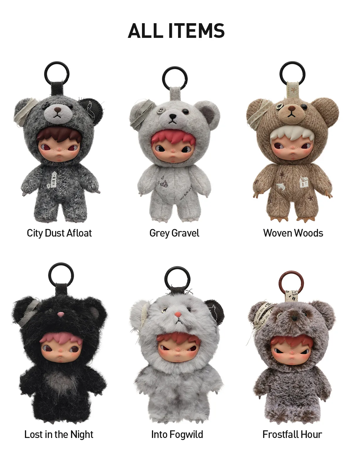 Hirono Plush Pendant