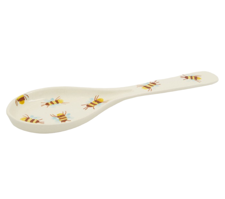 Ivan Ros: Bee Patterned Spoon Rest (Cream)