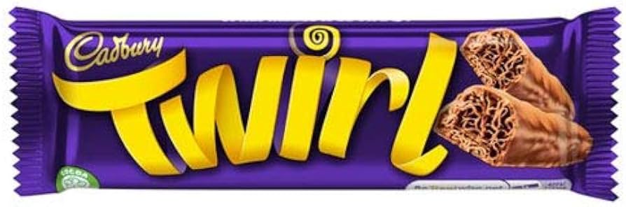 Cadbury Twirl Chocolate Bar (43g Pack of 48)