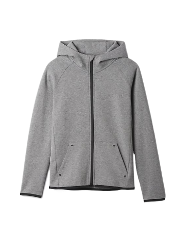Kids GapFit Tech Hoodie (Grey Heather)