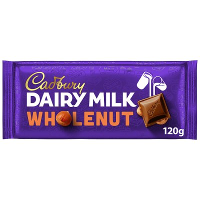 Cadbury: Dairy Milk Wholenut Chocolate Bar (120g)