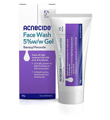 Acnecide Face Wash 5% w/w Gel (50g)