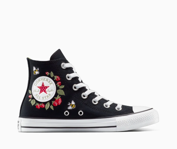 Chuck Taylor All Star Berry Buzz (Black/Red/Alligator Friend)