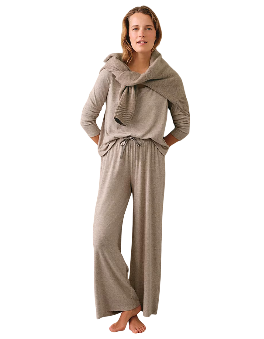 Women's Fine Rib Lounge Pyjama Set