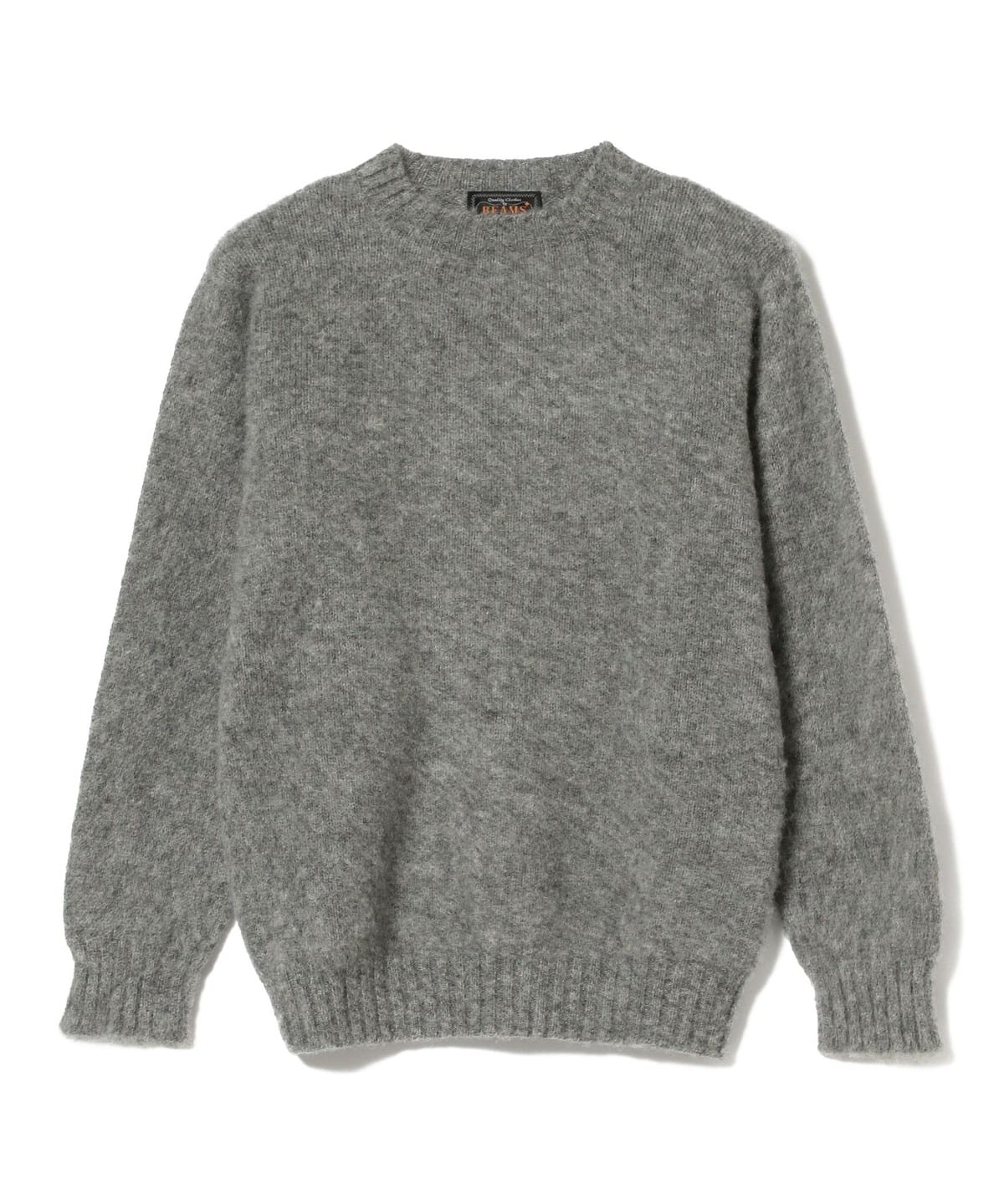 Beams Plus: Shetland Crew (Med Grey)