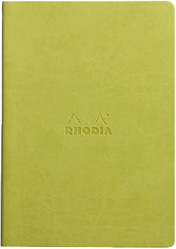 Rhodia: Stitched Textile Soft Notebook (Anise Green)
