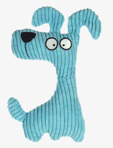 Flamingo: Dog Plush Toy (Blue)