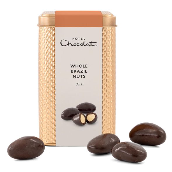 Dark Chocolate Brazil Nuts Gift Tin - 250g