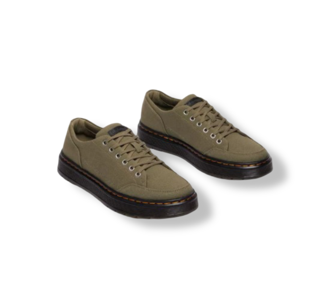 Brookline: Men's Canvas Casual Shoes (Olive)
