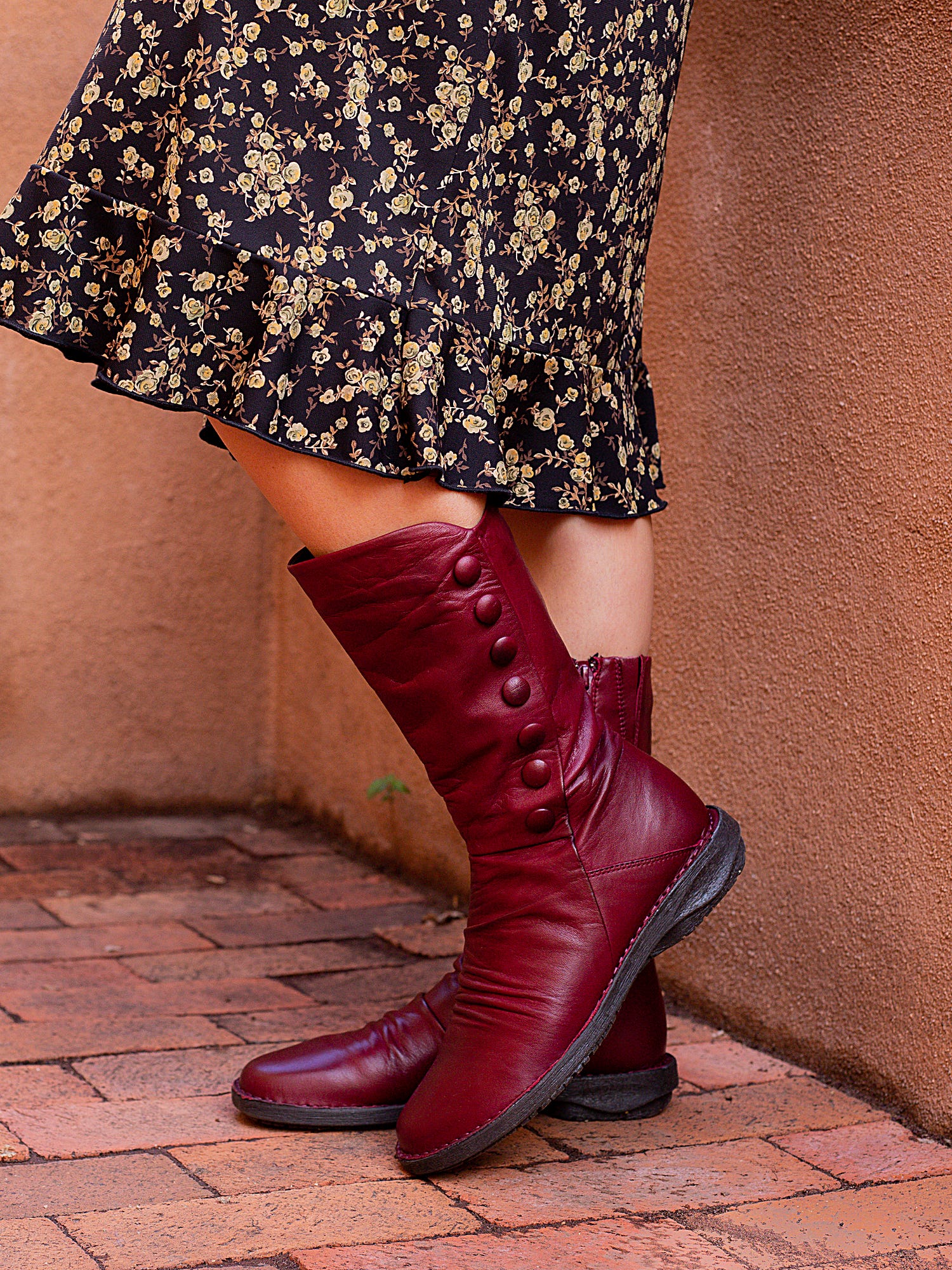 Miz Mooz: Women's Petrillo Mid-Calf Boot (Bordeaux)
