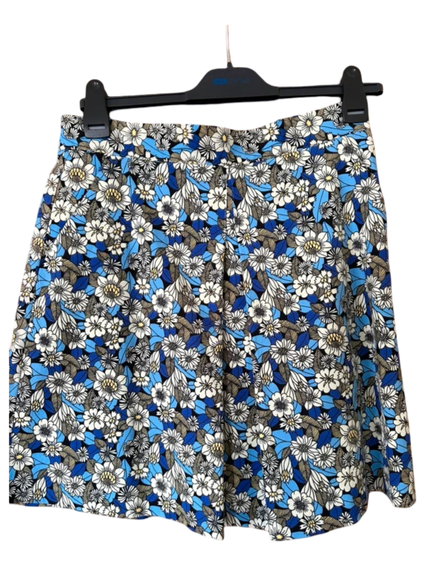 Louche: Women's Floral Skirt (Blue)