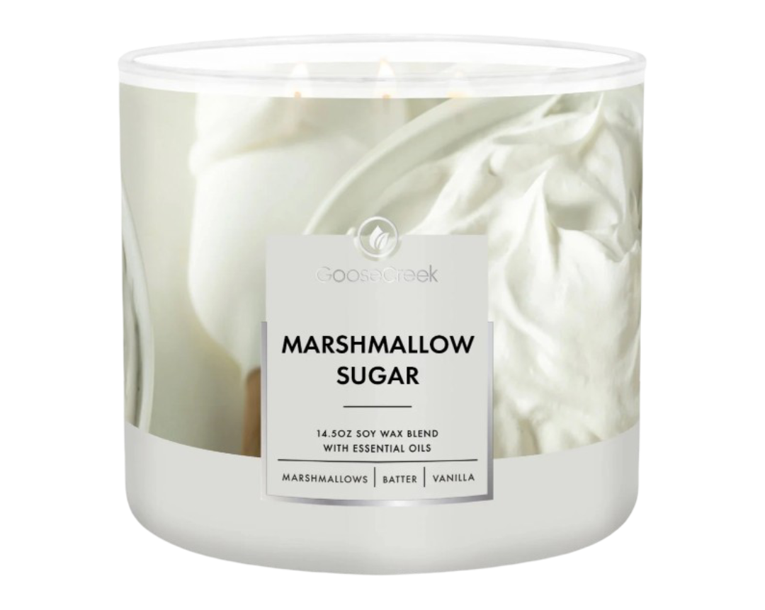 Marshmallow Sugar 3-Wick Candle - 411g