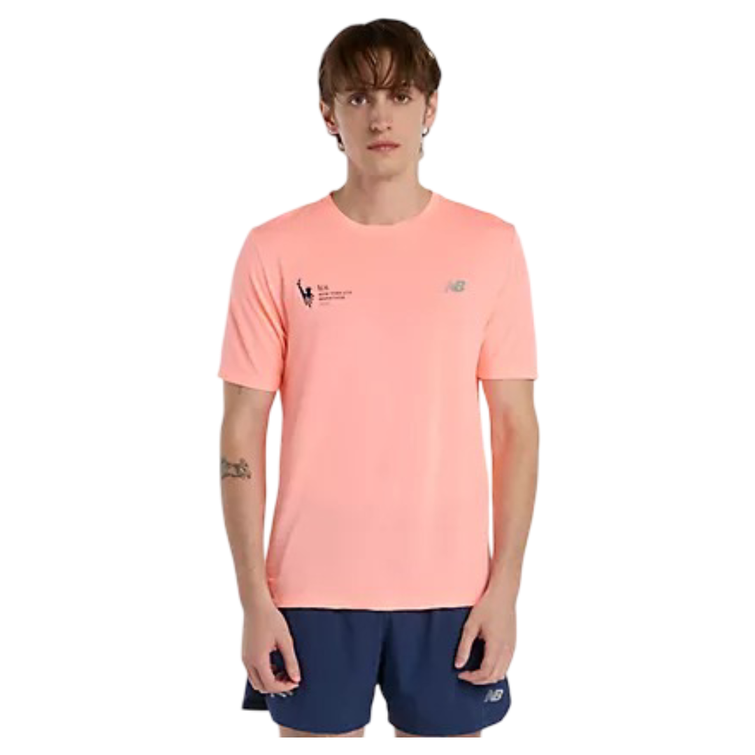 NYC Marathon Athletics T-Shirt (Grapefruit)