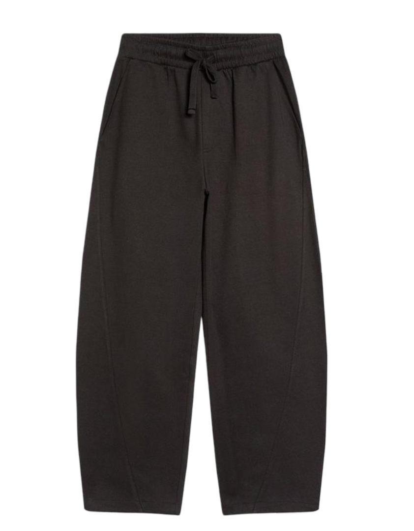 Interlock Balloon Trousers (Black)