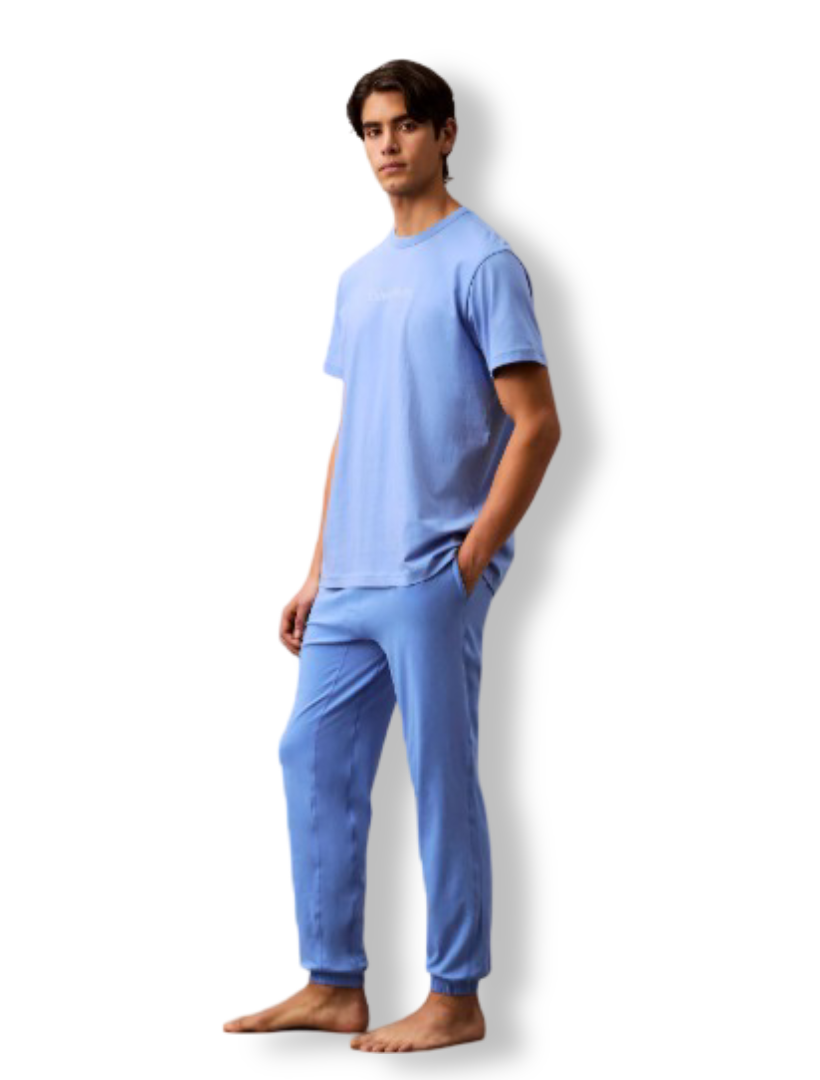 Men's Icon Cotton Stretch Sleep Joggers (Glacier)