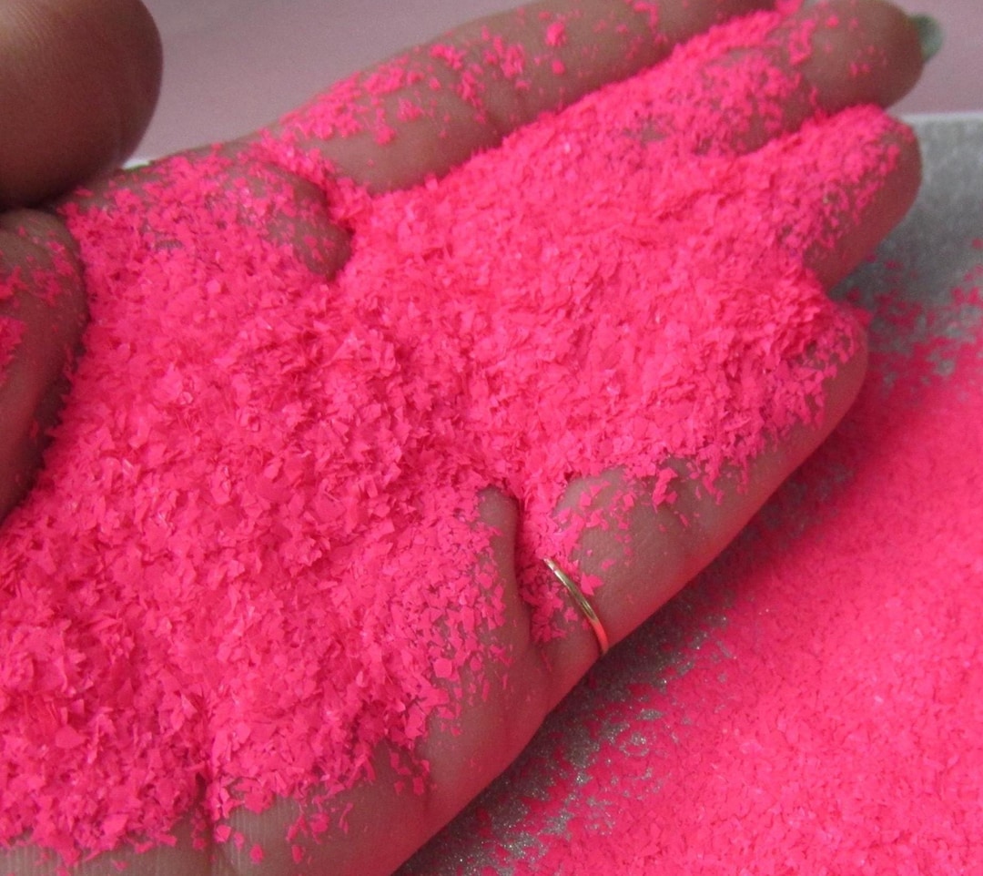 Neon Micro Glitter Flakes: Unicorn Dandruff Nail Art Set (Pink)